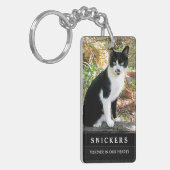Cat Memorial Sleutelhanger - Prayer on Back (Voorkant Links)