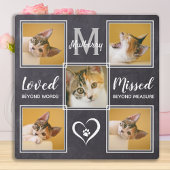 Cat Memorial Unieke fotocollage Fotoplaat