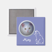 Cat Memory Voeg een foto toe - Sweet Custom Pet Me Magneet (Voorkant / Achterkant)