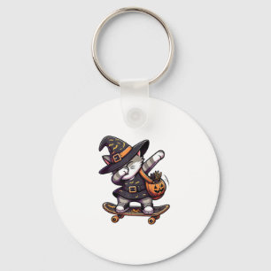 Cat Meow Debbing op Skateboard Kleding Kinder Hall Sleutelhanger
