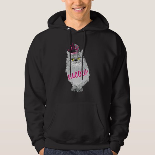 Cat Meow King Hoodie (Voorkant)