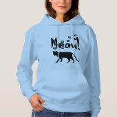 Cat Meow Sweater Hoodie (Voorkant)