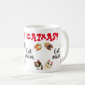 Cat Meowy Catmas Koffiemok (Voorkant rechts)