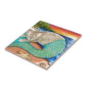 Cat Mermaid 23 Tegeltje (Zijkant)