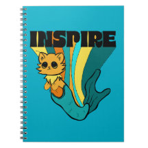 Cat Mermaid ASL Inspire Spiral Photo Notitieboek