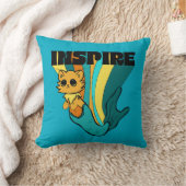Cat Mermaid ASL Inspire Spiral Photo Notitieboek Kussen (Deken)