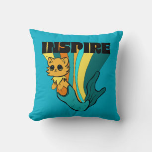 Cat Mermaid ASL Inspire Spiral Photo Notitieboek Kussen