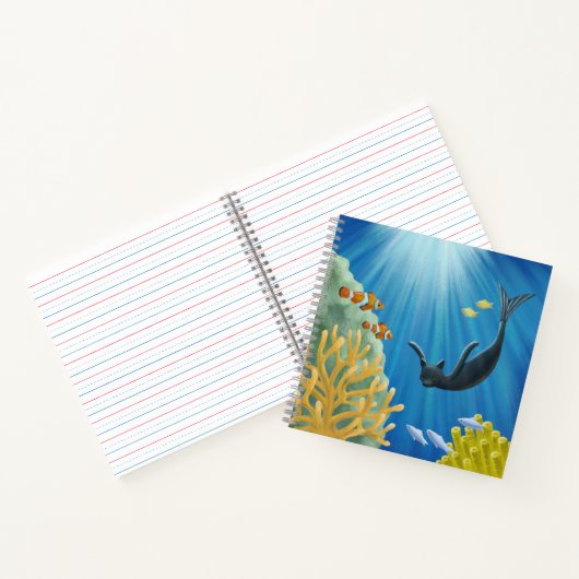 Cat Mermaid Notitieboek (Binnen)