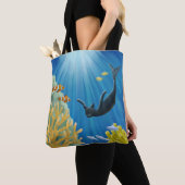 Cat Mermaid Tote Bag (Dichtbij)