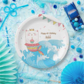 Cat mermaid verjaardagsfeestje bord (Feest)