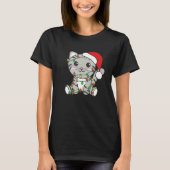 Cat Merry Christmas Winter Animals Cats Christmas  T-shirt (Voorkant)