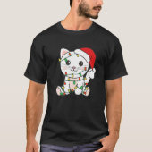 Cat Merry Christmas Winter Animals Cats Christmas T-shirt (Voorkant)