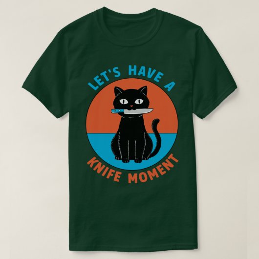 Cat mes-moment t-shirt (Design voorkant)