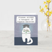 Cat Mess verontschuldigt zich voor ongeval Oopsie  Kaart (Gele Bloem)