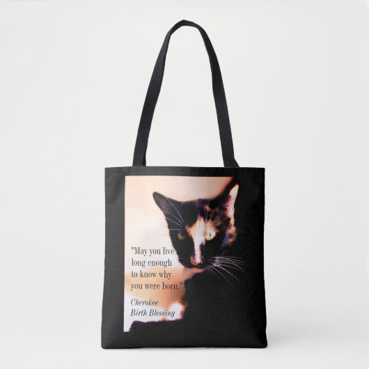 Cat Messenger Tote Bag (Voorkant)