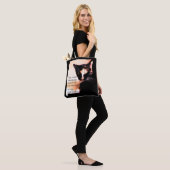 Cat Messenger Tote Bag (Op model)