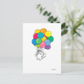 CAT MET briefkaart BALLOONS, Sandra Boynton (Staand voorkant)