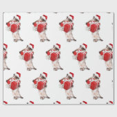 CAT MET CHRISTMAS GIFT CHRISTMAS GIFT WRAP CADEAUPAPIER (Vlak)
