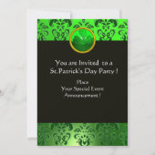 CAT MET GROENE IRISH BEER ST PATRICK'S DAY PARTY KAART (Achterkant)