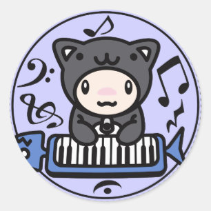 Cat_Method Ronde Sticker