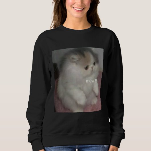 cat mew meme trui (Voorkant)