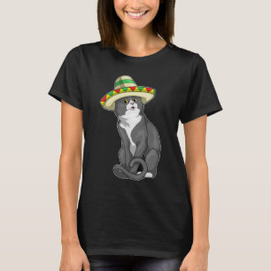 Cat Mexicaans pet T-shirt