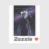 Cat Miaw - Pet Astronaut Sticker (Vel)