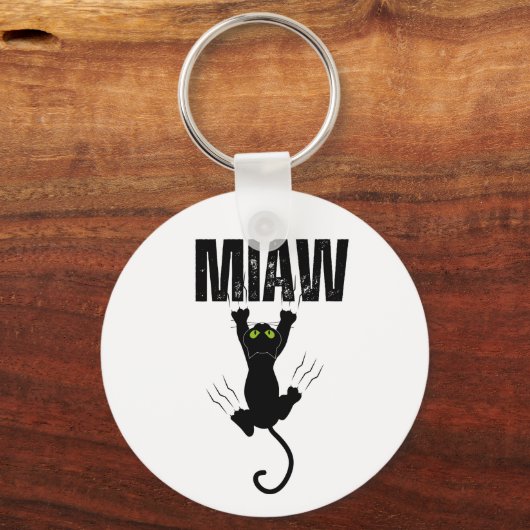Cat miaw sleutelhanger (Achterkant)
