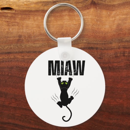 Cat miaw sleutelhanger (Voorkant)