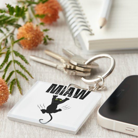 Cat miaw sleutelhanger (Voorkant Rechts)