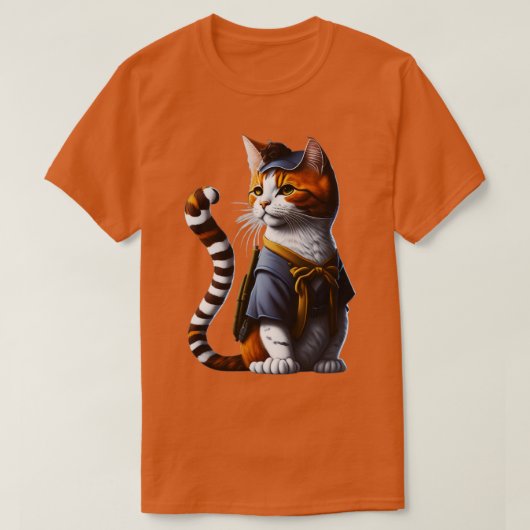 Cat Miaw T-shirt (Design voorkant)