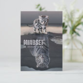 Cat Mindset is alles Bedankkaart (Staand voorkant)