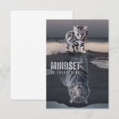 Cat Mindset is alles Bedankkaart (Voorkant / Achterkant)