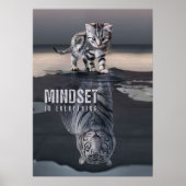 Cat Mindset is alles Poster (Voorkant)