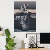 Cat Mindset is alles Poster (Thuiskantoor)