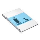 Cat Mirror Lion Reflection Confidentie Motivatie Notitieboek (Rechterzijde)