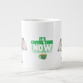 Cat Mode-Don't Disturb, het is nu koffietijd Grote Koffiekop (Voorkant)