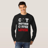 Cat Moeder Coffee T-shirt (Voorkant volledig)