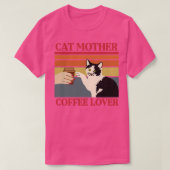 Cat moeder kist liefje schattig kat moeder t-shirt (Design voorkant)
