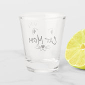 Cat Moeder Shotglas - Grappig Kat Liefhebber Cadea Shot Glas (Achterkant)