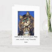 Cat Moederdag Kaart (Achterkant)