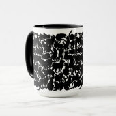 Cat Mok Coffee Cool Cat Lover Art Cup (Voorkant links)