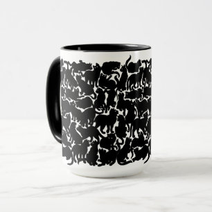 Cat Mok Coffee Cool Cat Lover Art Cup
