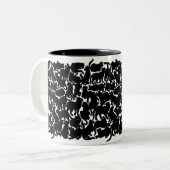 Cat Mok Coffee Cool Cat Lover Art Cup (Voorkant links)