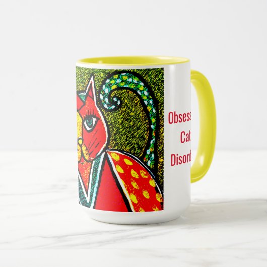 Cat Mok I heeft O.C.D. Obsessieve-Cat-stoornis (Voorkant rechts)