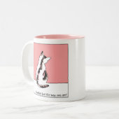 Cat Mok_Pink Tweekleurige Koffiemok (Voorkant links)