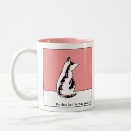 Cat Mok_Pink Tweekleurige Koffiemok