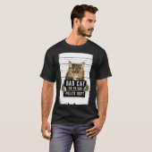 Cat Mok Shot Funny T-shirt (Voorkant volledig)