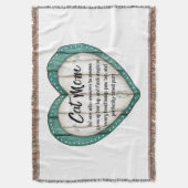 Cat Mom Again Keeper Throw Deken (Voorkant Verticaal)