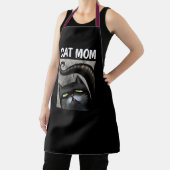 CAT MOM BLACK CAT ART KEUKEN SCHORT (Insitu)